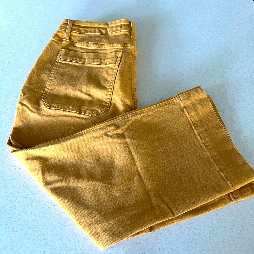 Judy Blue Mustard Ankle & Cropped Jeans